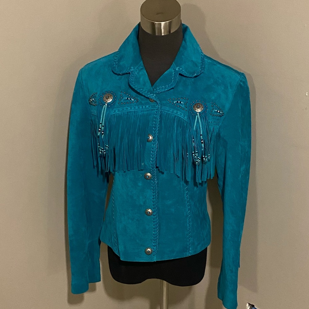 Sculls turquoise jacket